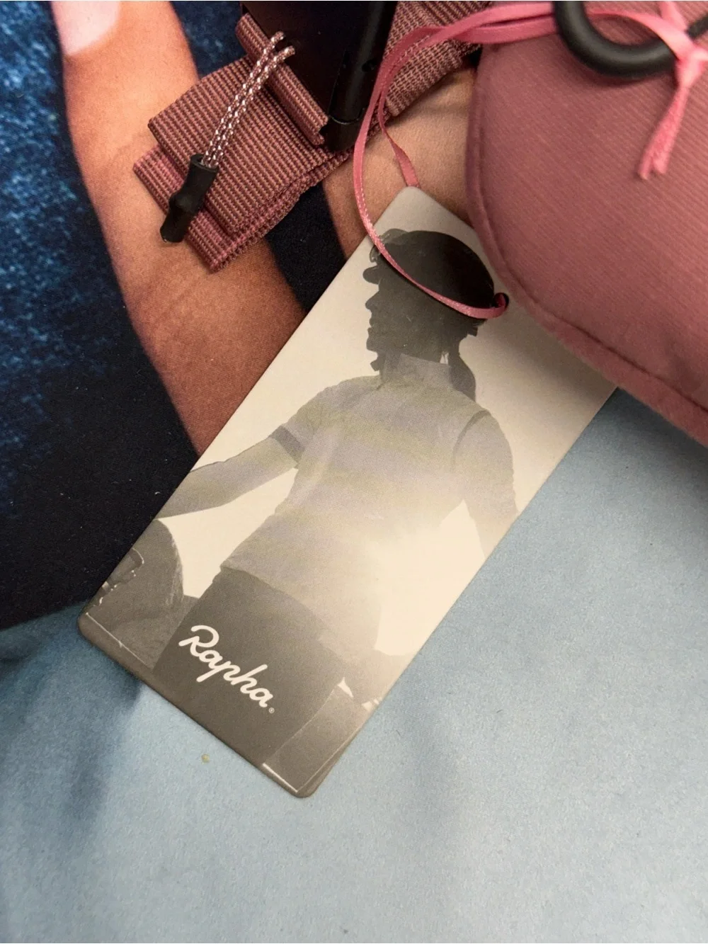 (new+tag) Rapha 2-in-1 bike bar bag / shoulder sling pack pink rose men/women